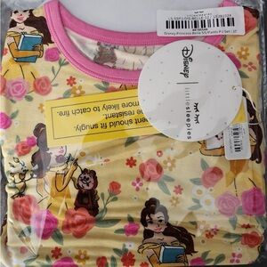 Little SleepiesDisney Belle Yellow and Pink Pajama Set-3T